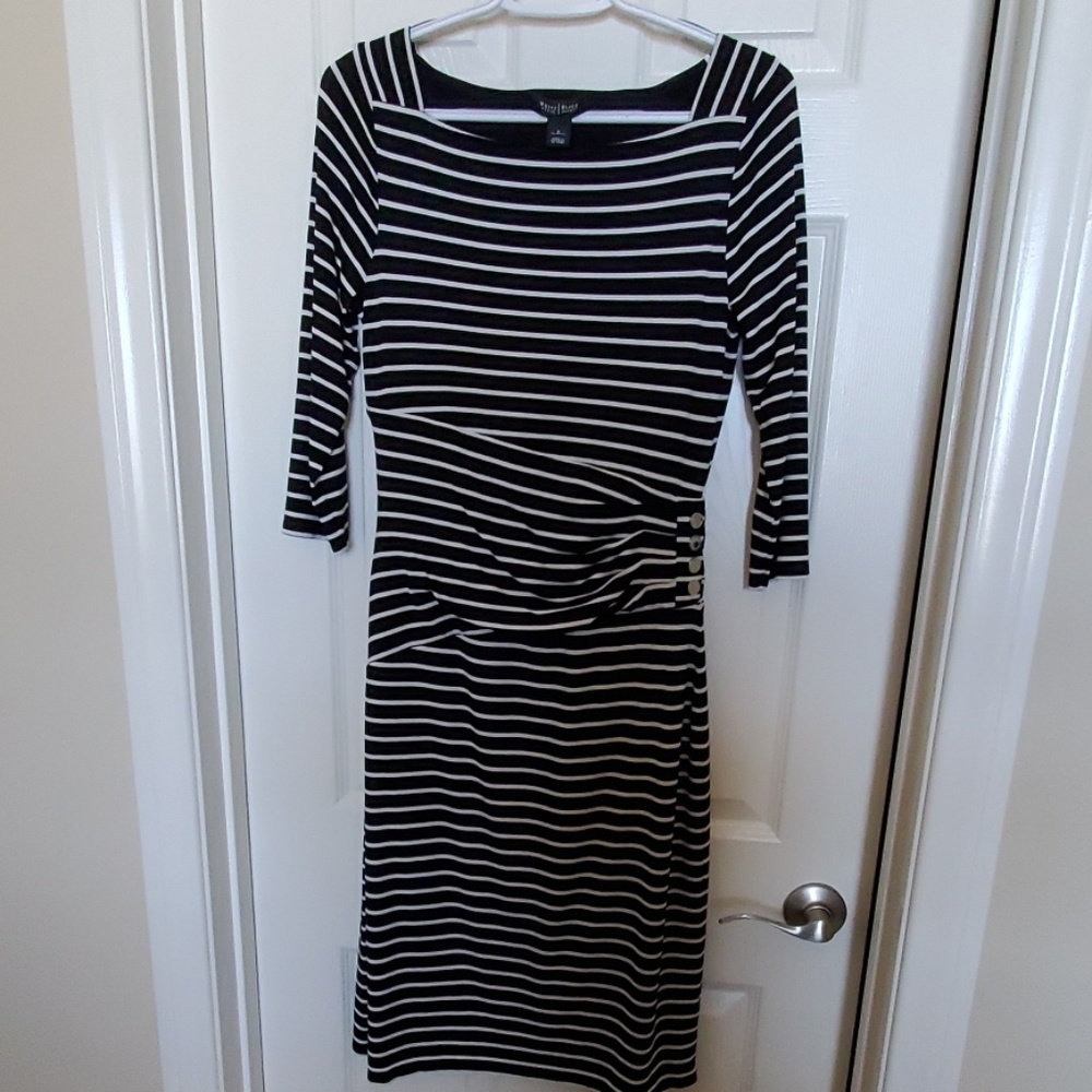 Black and white dress